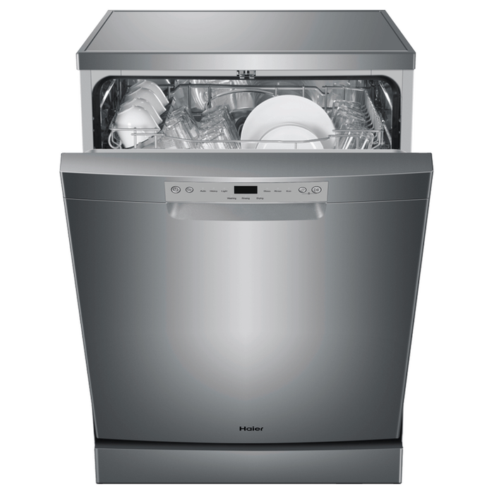 Haier HDW13V1G1 Freestanding Stainless Steel Dishwasher